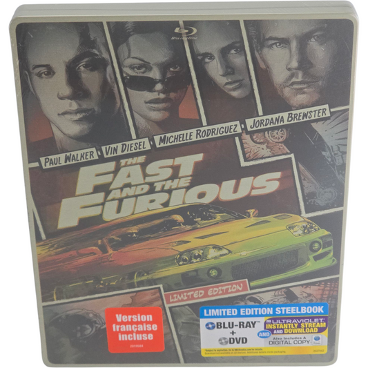 Fast and the Furious : Blu-ray + DVD steelbook  Comic Book édition  2014 Zone A