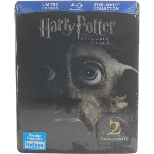 Harry Potter et la Chambre des Secrets – SteelBook Blu-ray – Zone A – vue 2