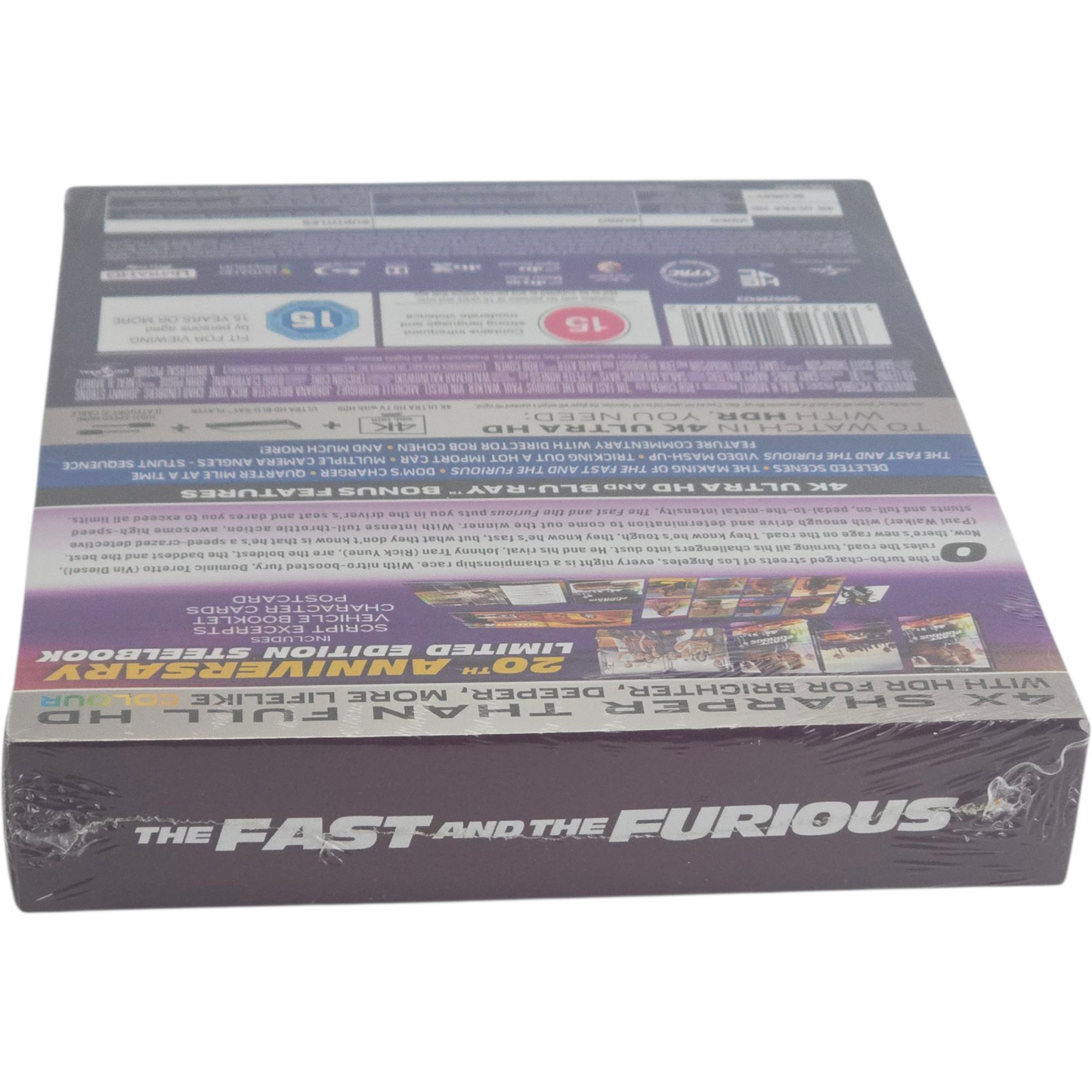 Fast and Furious SteelBook 4K Ultra HD + Blu-ray Collector's Edt Zavvi Zone B