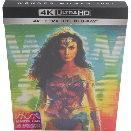 Wonder Woman 1984 Steelbook 4K UHD +Blu-ray 3D +2D Mantalab Numérotée 1000 Ex  A