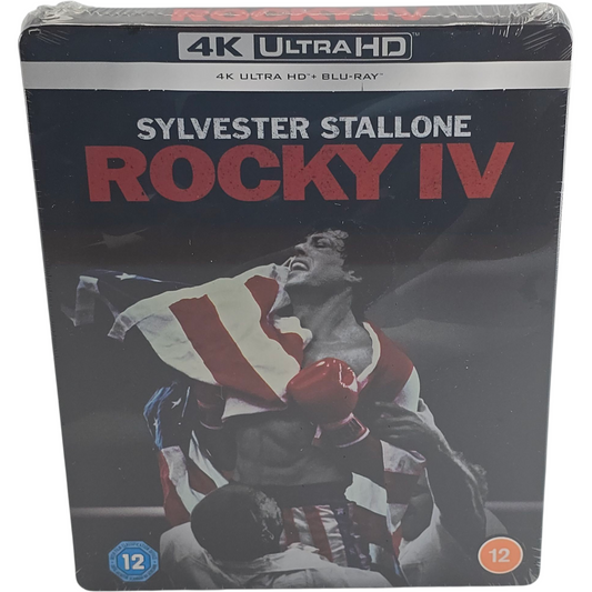 Rocky IV SteelBook 4K Ultra HD + Blu-ray exclusif Zavvi  Stallone Zone B
