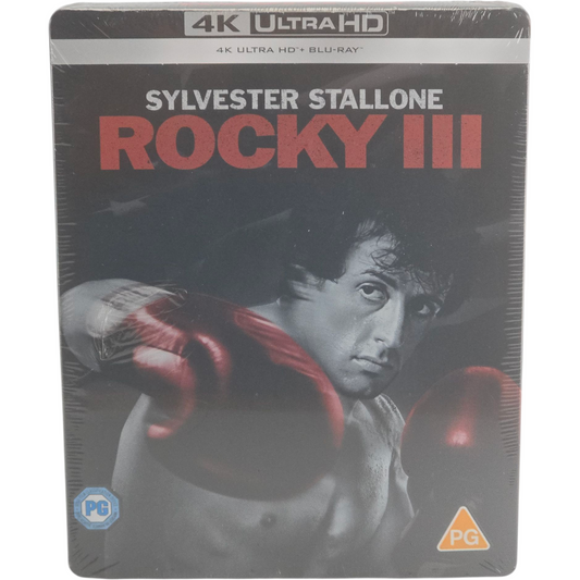 Rocky III L’Œil du Tigre SteelBook 4K + Blu-ray Édition UK VF 4K Stallone
