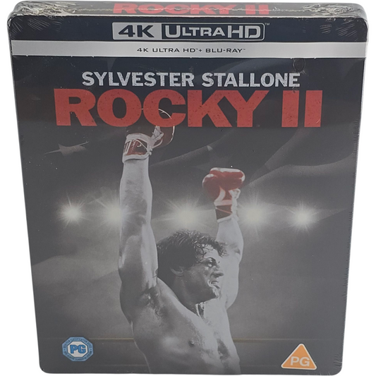 Rocky II SteelBook 4K Ultra HD + Blu-ray exclusif Zavvi  Stallone Zone B