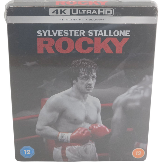 Rocky SteelBook 4K Ultra HD + Blu-ray exclusif Zavvi  Stallone Zone B