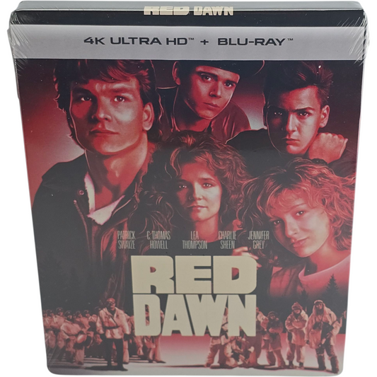 Red Dawn 1984 Steelbook 4K Ultra HD + Blu-ray  Patrick Swayze John Milius Zone A