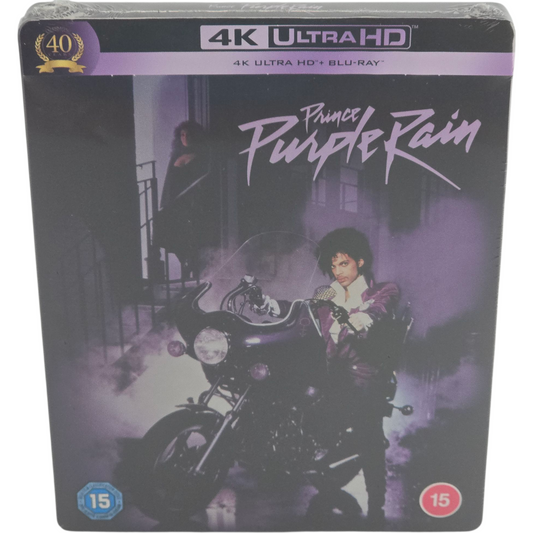 Purple Rain 1984 SteelBook 4K Ultra HD + Blu-ray  Prince 2024 Zone Libre