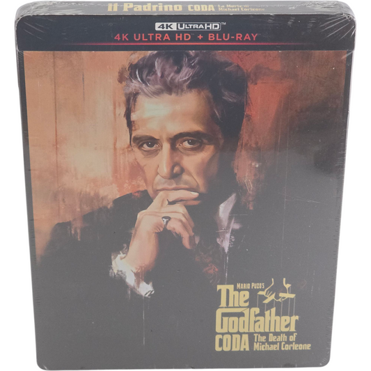 The Godfather, Coda:Michael Corleone 4K Blu-ray Steelbook 4K Ultra HD + Blu-ray B
