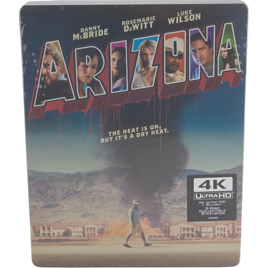 Arizona SteelBook 4K Blu-ray Import US VOSTFR Zone A Danny McBride Luke Wilson