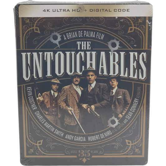 Les Incorruptibles SteelBook 4K UHD US VF 35e anniversaire Kevin Costner Atmos