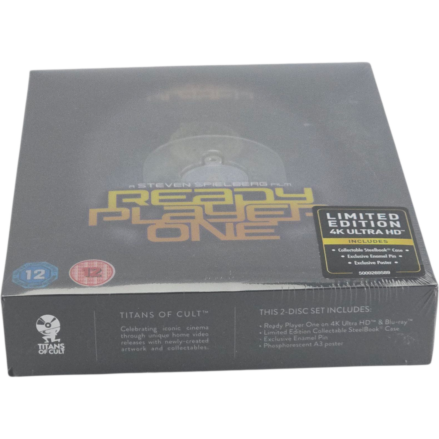 Ready Player One 4K Ultra HD Blu-ray + Blu-ray SteelBook Titans of Cult Zone B
