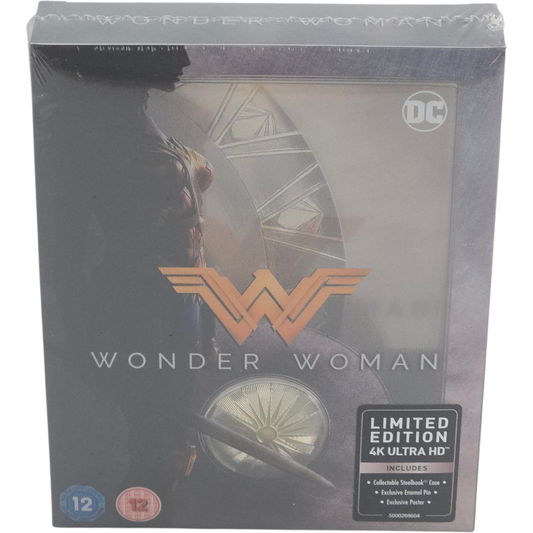 Wonder Woman 4K Ultra HD Blu-ray + Blu-ray SteelBook Titans of Cult Zone B