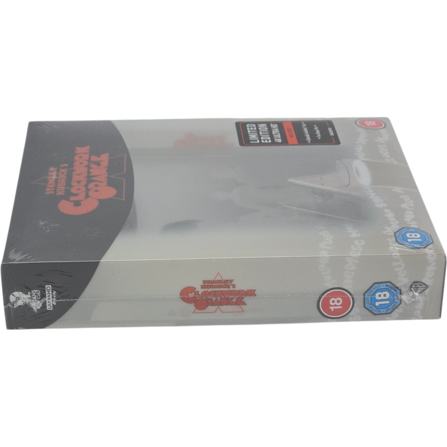 L'Orange mécanique  4K Ultra HD Blu-ray  SteelBook  Titans of Cult  Zone B [-18]