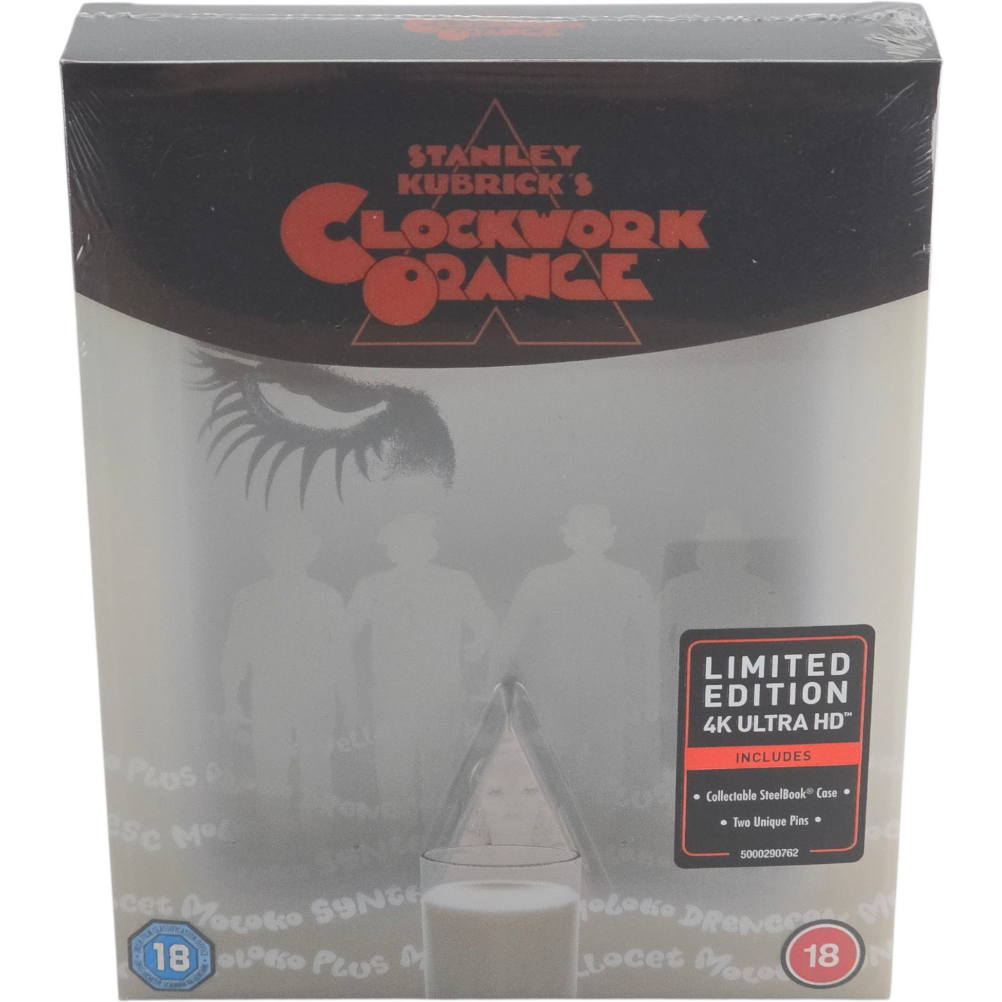 L'Orange mécanique  4K Ultra HD Blu-ray  SteelBook  Titans of Cult  Zone B [-18]