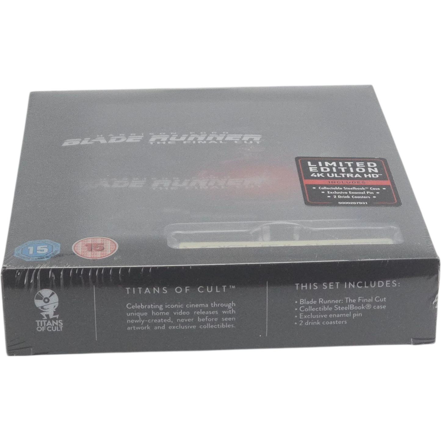 Blade Runner Final Cut 4K Ultra HD Blu-ray SteelBook Titans of Cult Region B