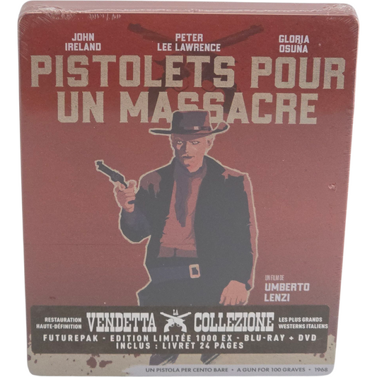 Pistolets pour un massacre Blu-ray + DVD Steelbook Futurepak 1000 ex Zone Libre