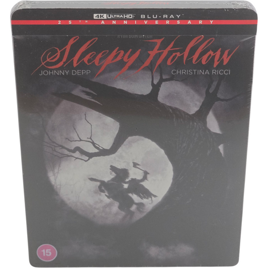 Sleepy Hollow 4K Ultra HD + Blu-ray Steelbook Johnny Depp Tim Burton 2024 Zone B
