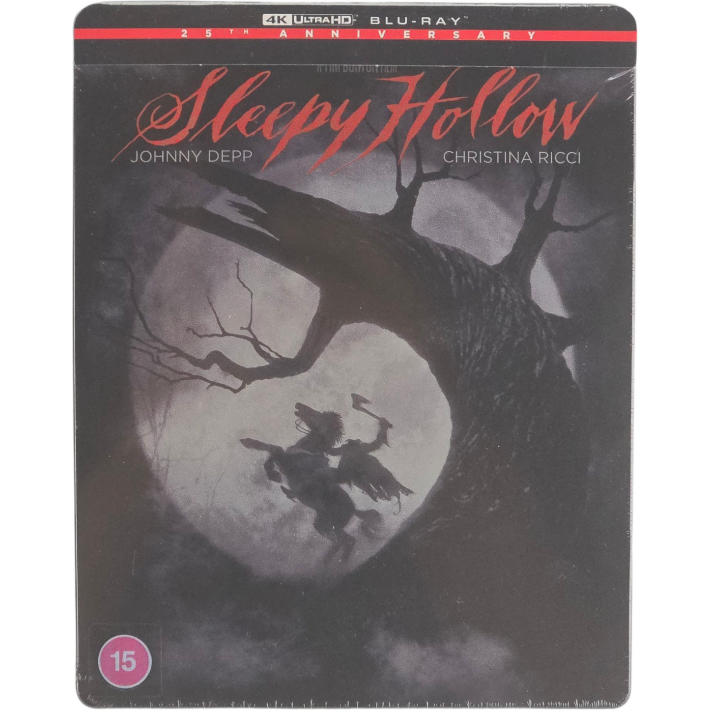 Sleepy Hollow 4K Ultra HD + Blu-ray Steelbook Johnny Depp Tim Burton 2024 Zone B