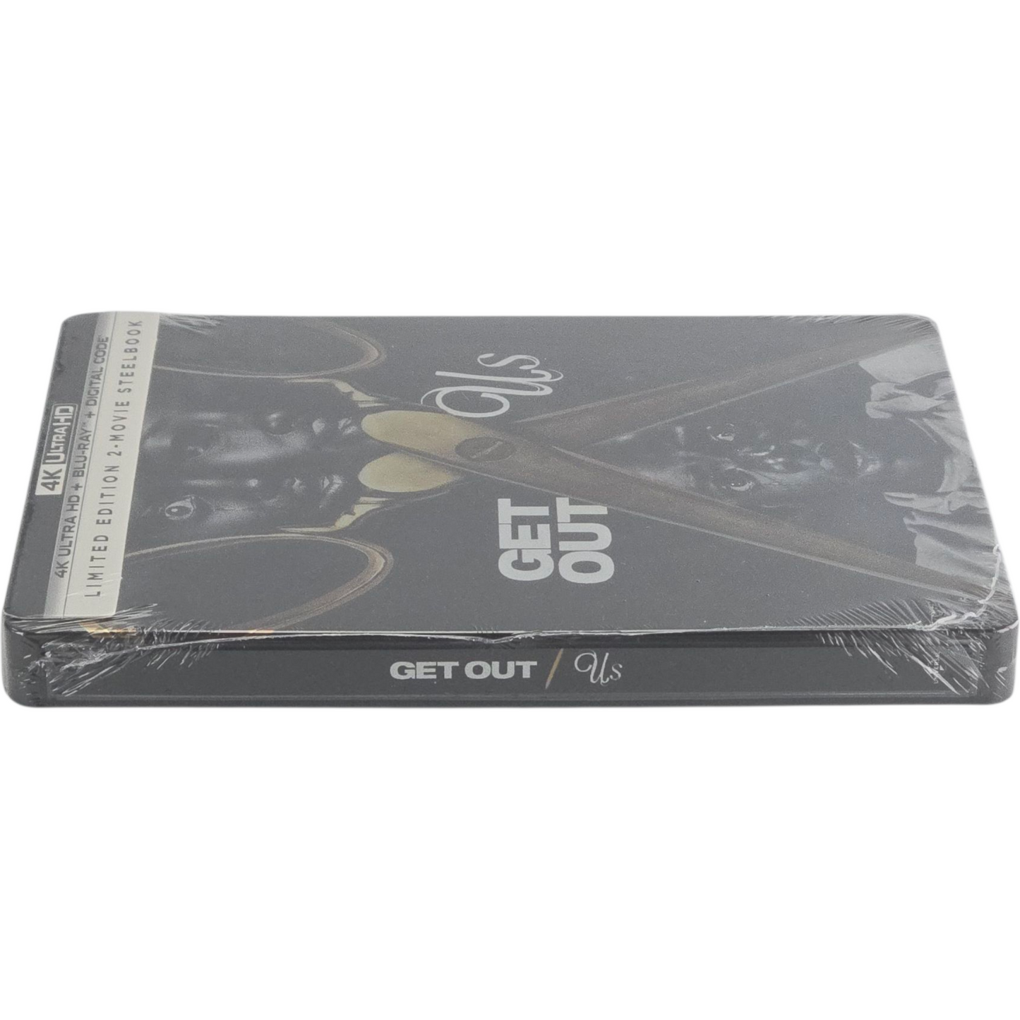 Get Out / Us:2-Films 4K Ultra HD + Blu-ray SteelBook édt Ltd Jordan Peele[-18]A