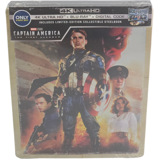 Captain America: The First Avenger SteelBook 4K Ultra HD + Blu-ray (Import US, VF incluse)