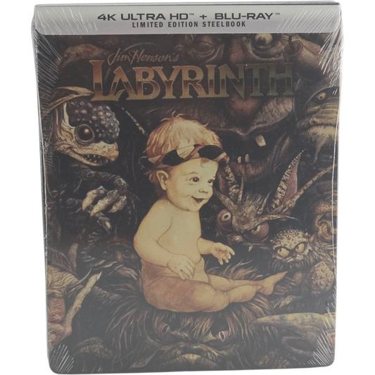 Labyrinth SteelBook 4K Ultra HD + Blu-ray Shout Import USA VF David Bowie