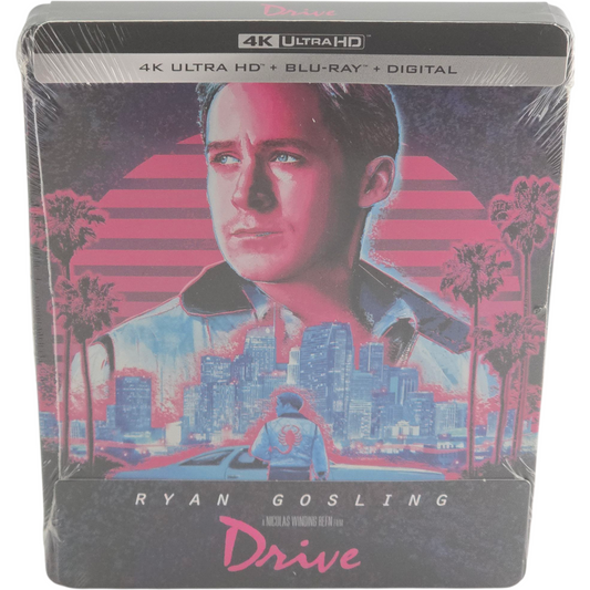 Drive  4K Ultra HD + Blu-ray + Digital 4K  SteelBook Ltd Edt Ryan Gosling  Libre