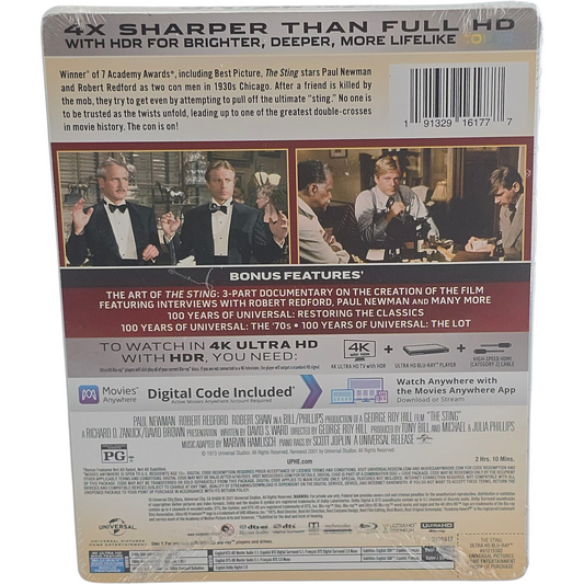 L’Arnaque The Sting SteelBook 4K Ultra HD + Blu-ray Import USA VF Paul Newman