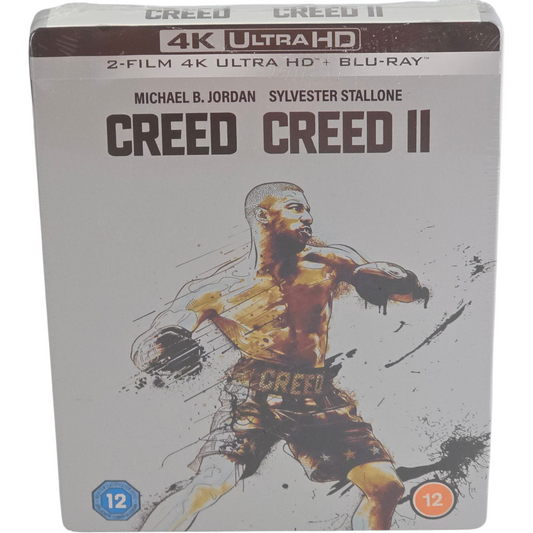 Creed / Creed II SteelBook 2 Films 4K Ultra HD + Blu-ray Édition Limitée Zone B
