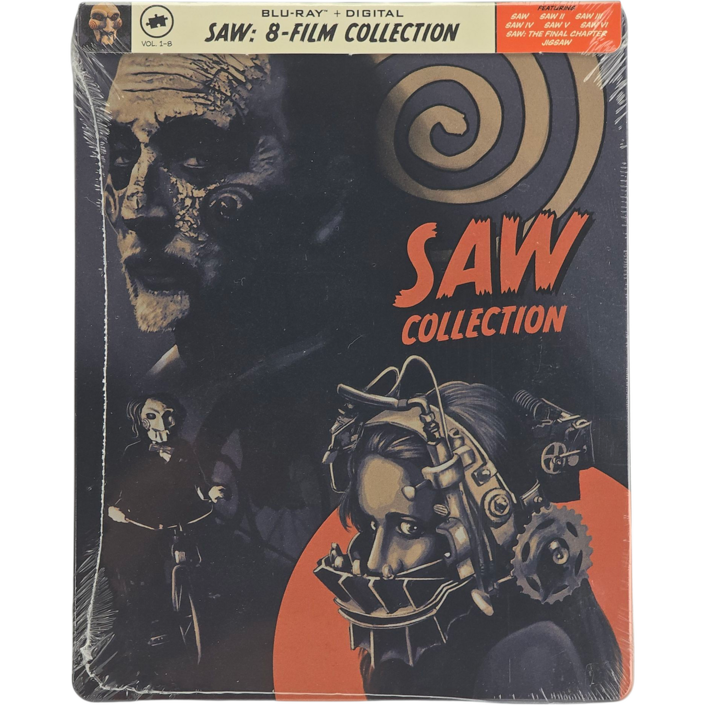 Saw Collection : 8 Films Collection  SteelBook Blu-ray + Digital Edition Limitée  [-18] A