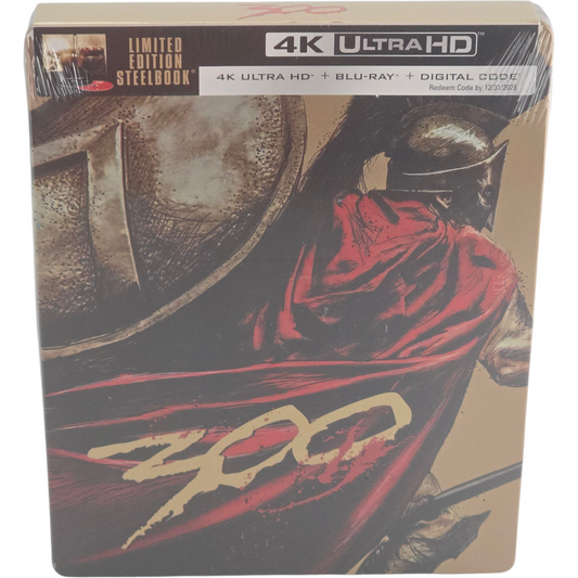 300 SteelBook 4K Ultra HD + Blu-ray + Digital 4K Ltd édt Gerard Butler [-18] A