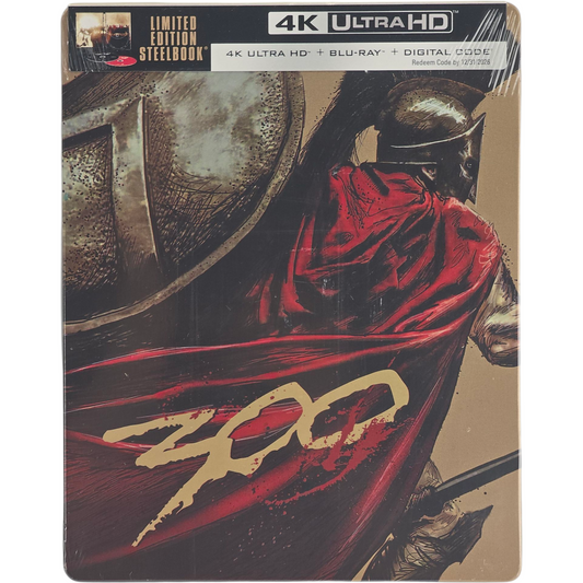 300 SteelBook 4K Ultra HD + Blu-ray Import USA VF Gerard Butler Zack Snyder