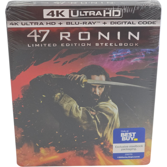 47 Ronin SteelBook 4K Ultra HD + Blu-ray + Digital Édt ltd  Keanu Reeves Zone A
