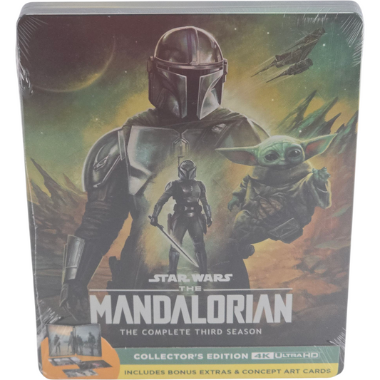The Mandalorian :3 ème saison SteelBook 4K Ultra HD + Blu-ray Collector's Libre