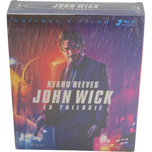 John Wick : Chapitres 1-3 Blu-ray 3 films Keanu Reeves , Laurence Fishburne B