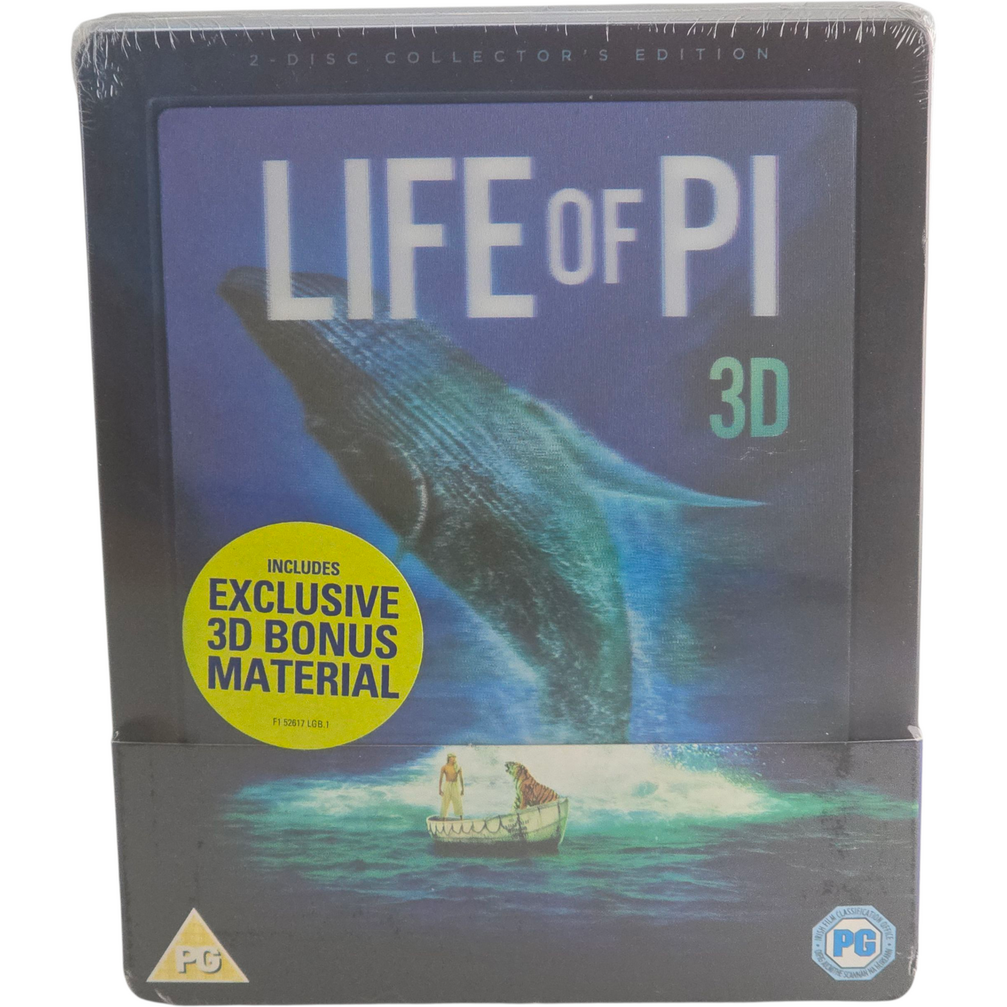 L'Odyssée de Pi Blu-ray 3D + 2 D SteelBook Zavvi Lenticulaire 2013 Region Libre