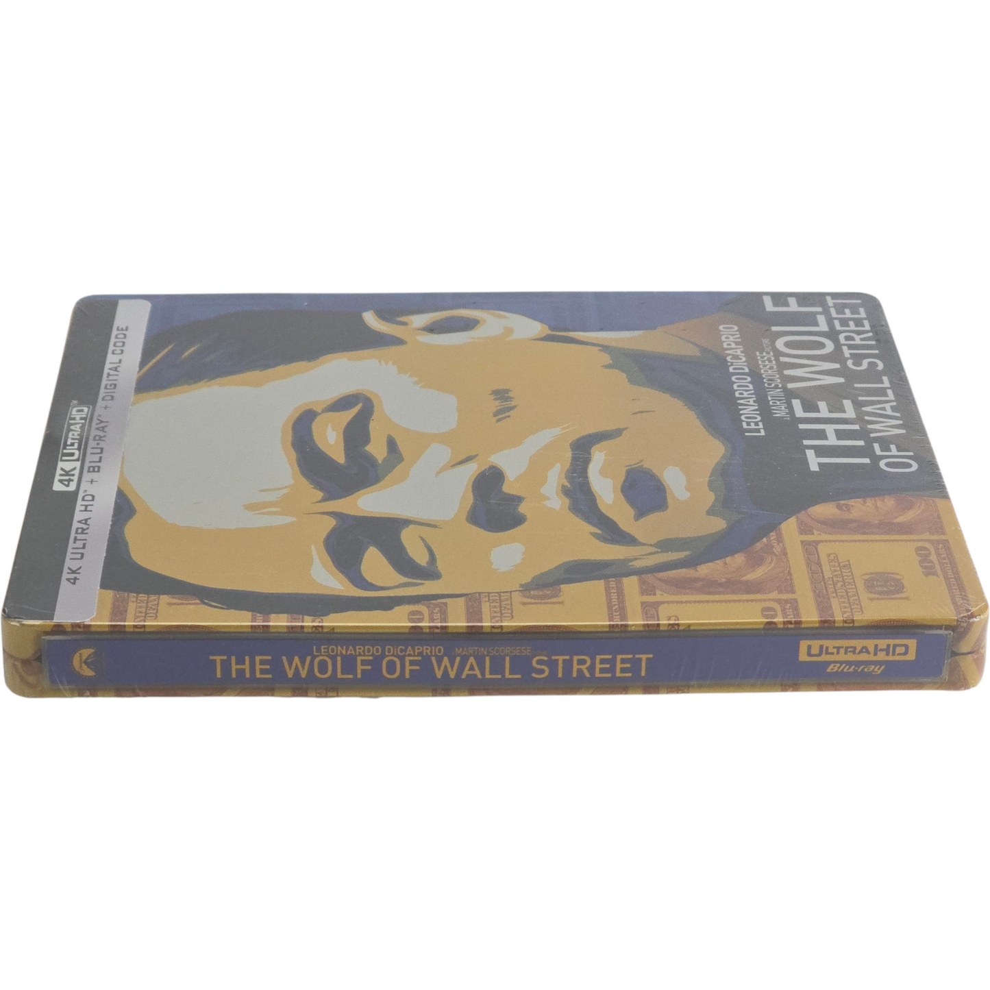 Le Loup de Wall Street Steelbook 4K Ultra HD+ Blu-ray DiCaprio 2021 Zone A[-18]