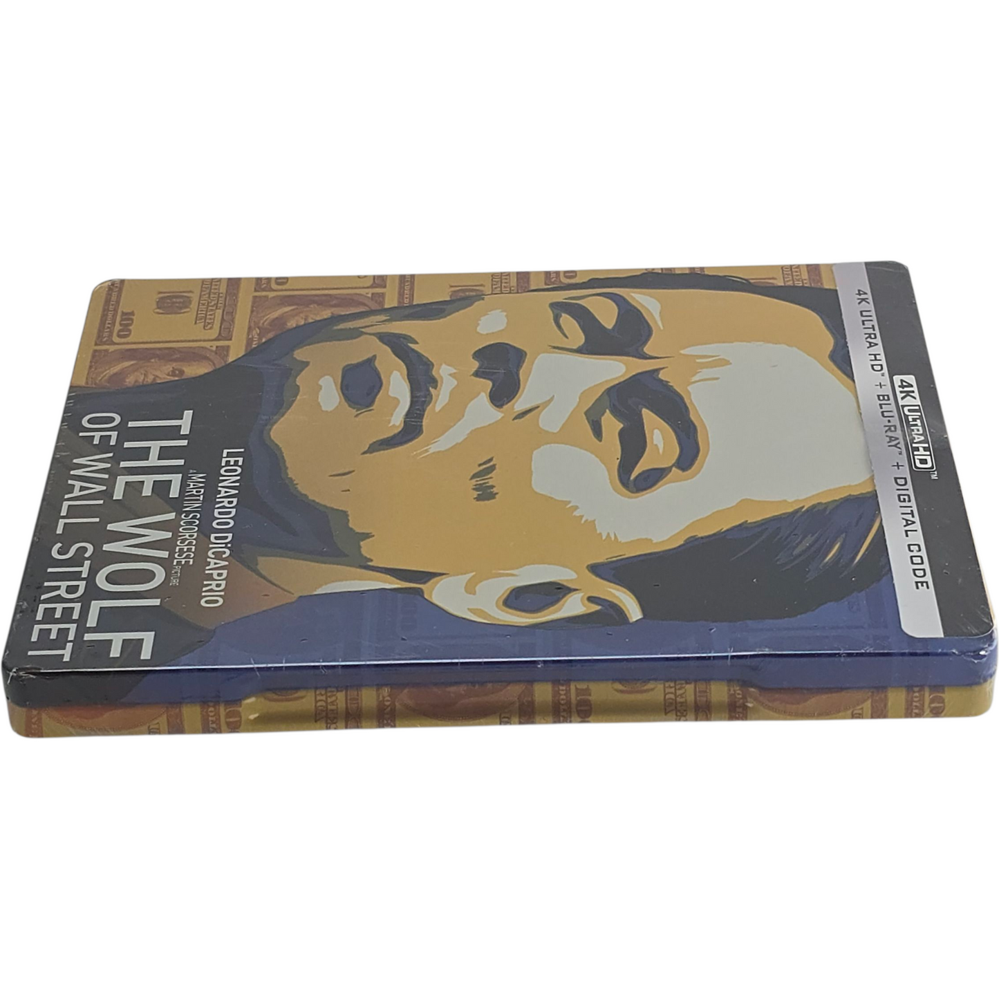 Le Loup de Wall Street Steelbook 4K Ultra HD+ Blu-ray DiCaprio 2021 Zone A[-18]