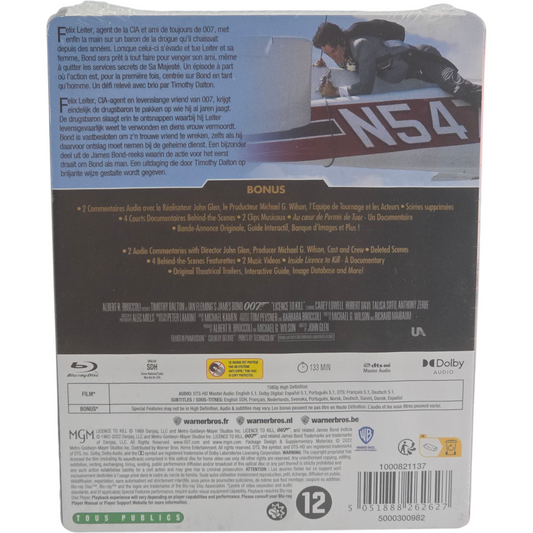 Permis de tuer (1989) – SteelBook Blu-ray – Zone B – vue 3