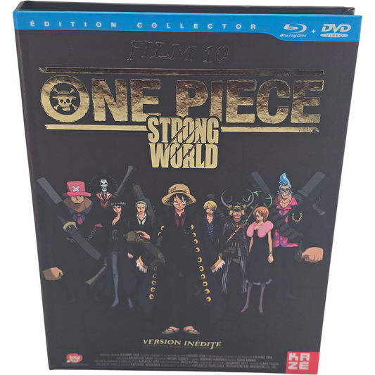 One Piece-Le Film - Strong World Édition Collector Blu-ray + DVD + Livre   Zone 2