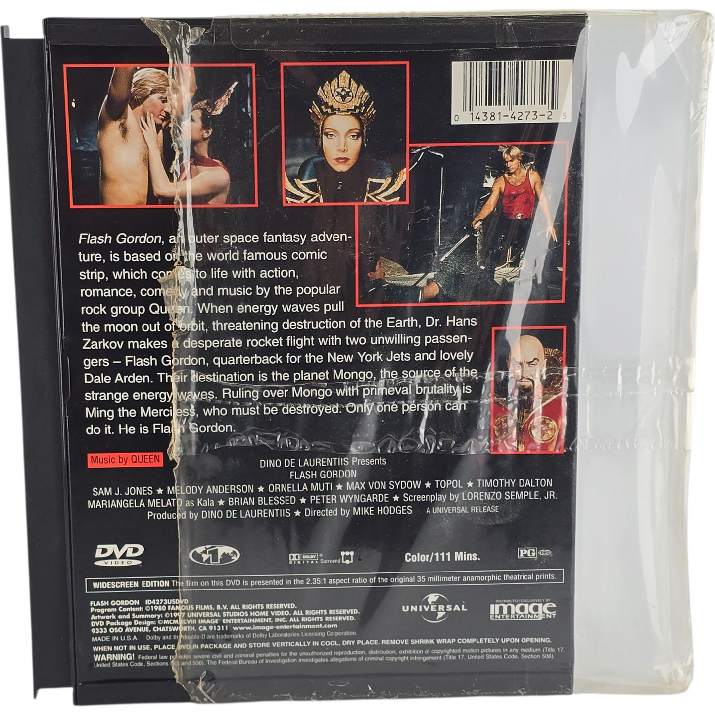 Flash Gordon DVD Director's Cut Snap Case 1 US Import