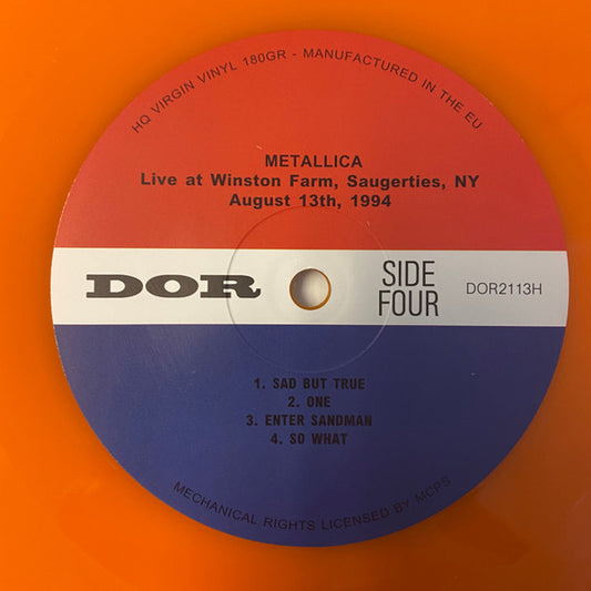 Metallica - Live Winston Farm, Saugerties NY 1994 - 2 vinyles - visuel 3