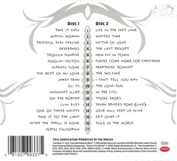 Eagles – The Complete Greatest Hits  2 X CD, Neuf , Compilation,
