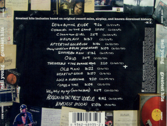 Neil Young - Greatest Hits - CD - visuel 2
