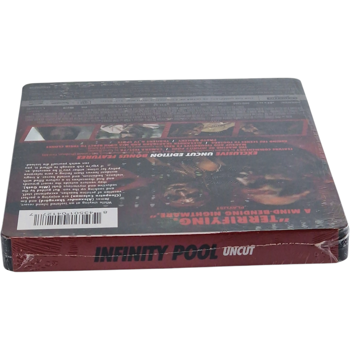 Infinity Pool SteelBook 4K Blu-ray Ultra HD Brandon Cronenberg Zone Libre 2023