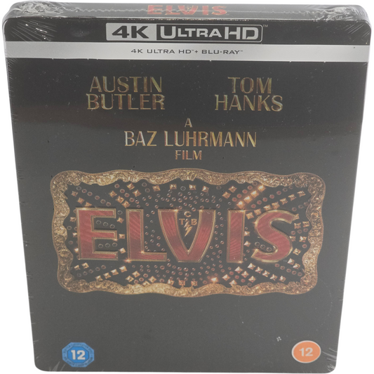 Elvis 4K Ultra HD + Blu-ray SteelBook Débossé Limited Edition Zone B . A