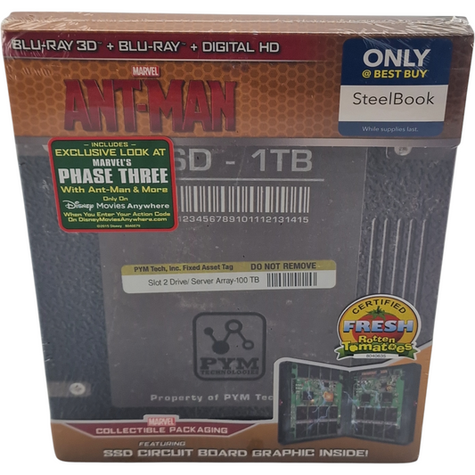 Ant-Man Blu-ray 3D + 2D SteelBook Débossé Best Buy 2015 A Zone