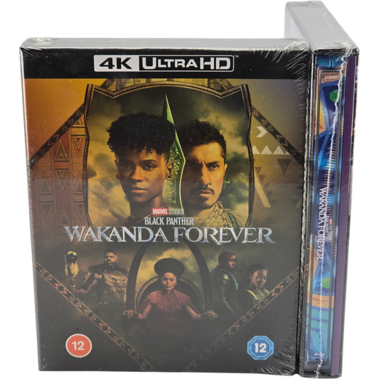 Black Panther: Wakanda Forever Steelbook 4K Ultra HD+Blu-ray Zavvi Collector's B
