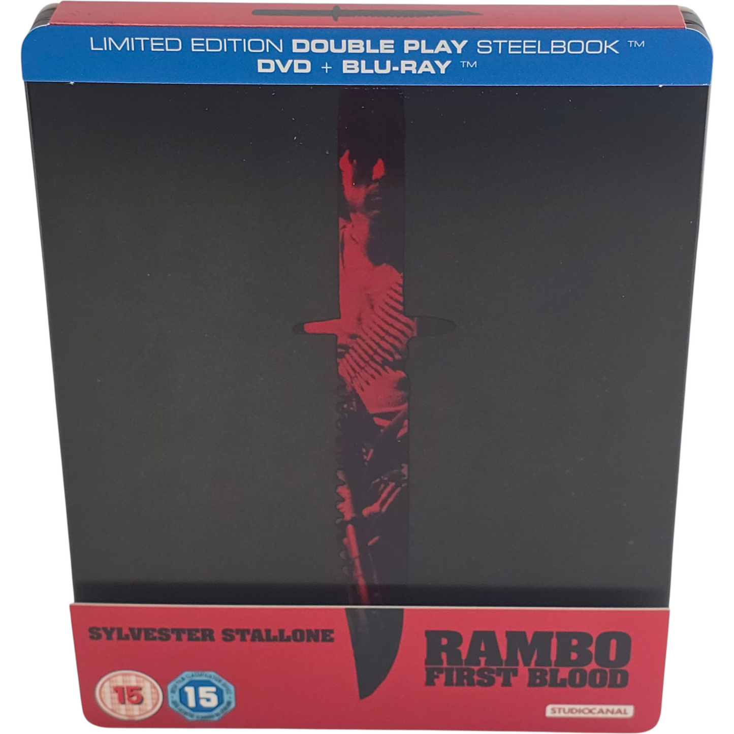 First Blood Rambo I Steelbook Blu-ray + DVD Sylvester Stallone Zone B