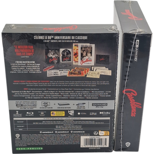 Casablanca (1942) – Coffret SteelBook 4K Ultra HD + Blu-ray – Zone libre + Zone B – vue 2