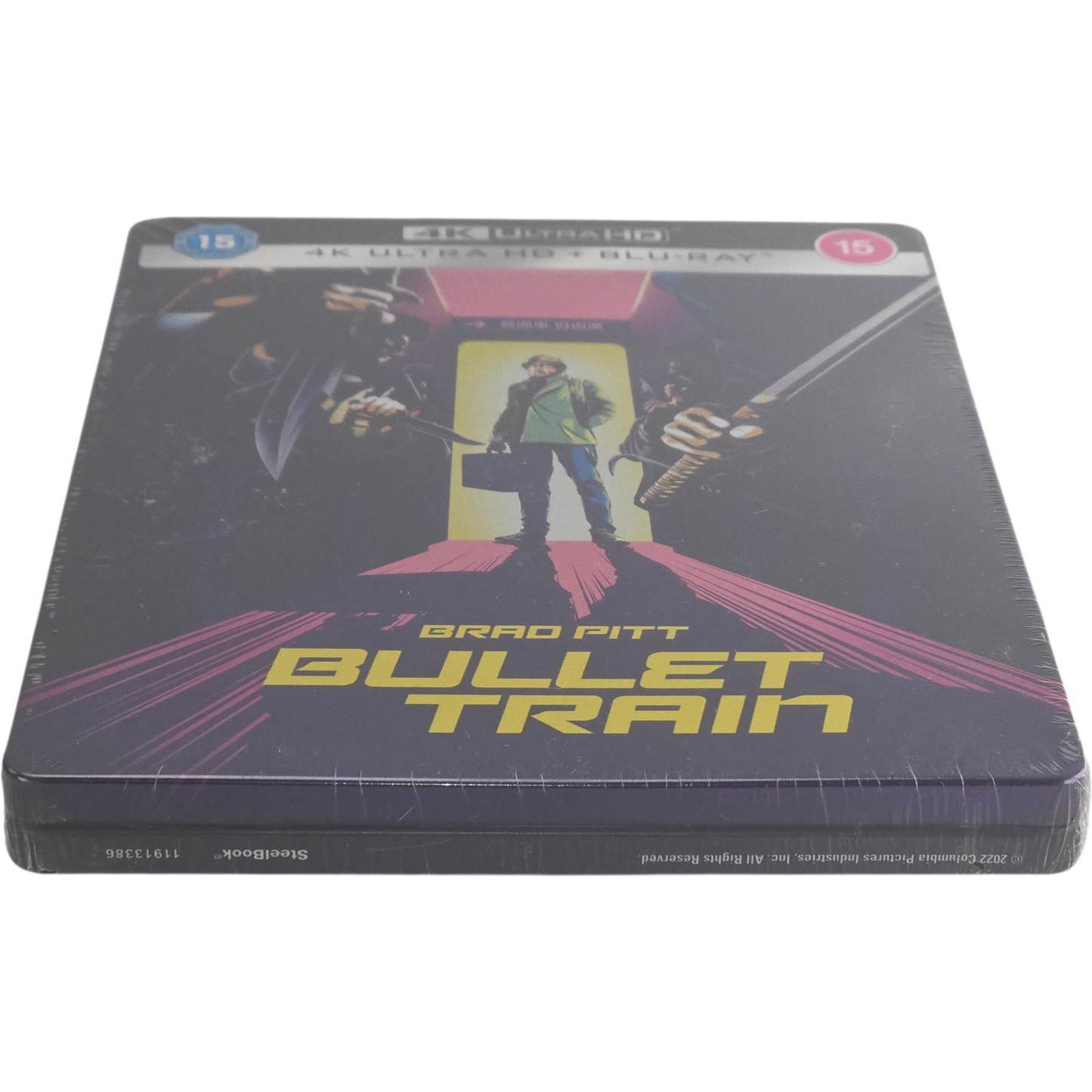 Bullet Train 4K Ultra HD + Blu-ray SteelBook Brad Pitt Zone B