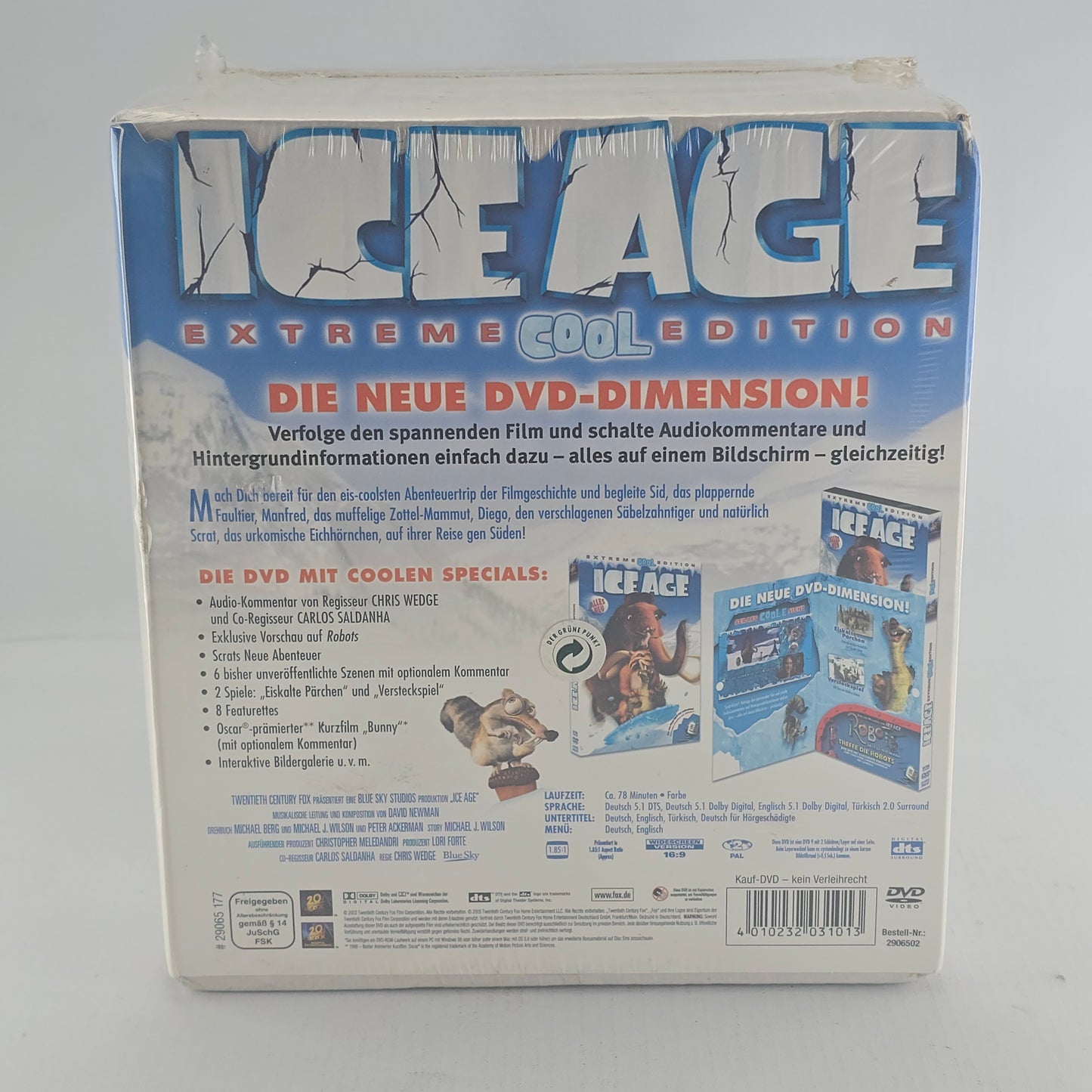 L'Âge de Glace DVD Coffret Édt Extrêmement Cool + Boule à Neige Collector Zone B